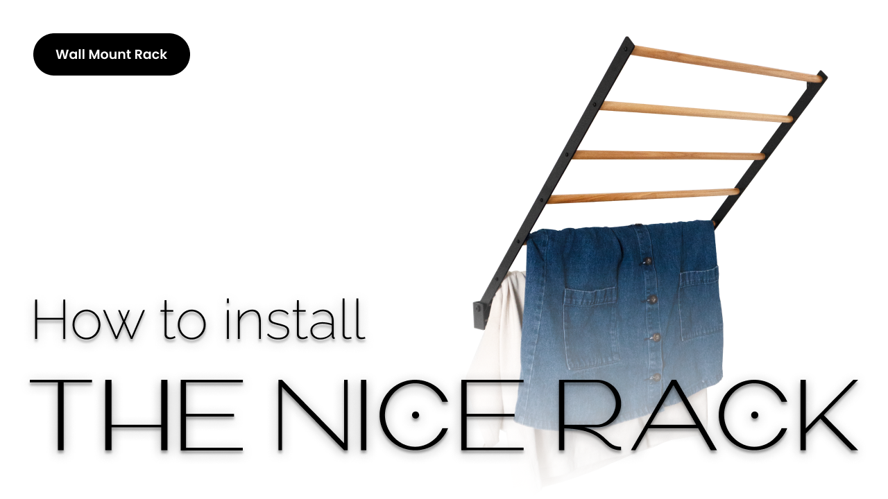 Load video: Nice Rack Wall Mount Assembly and Install Guide